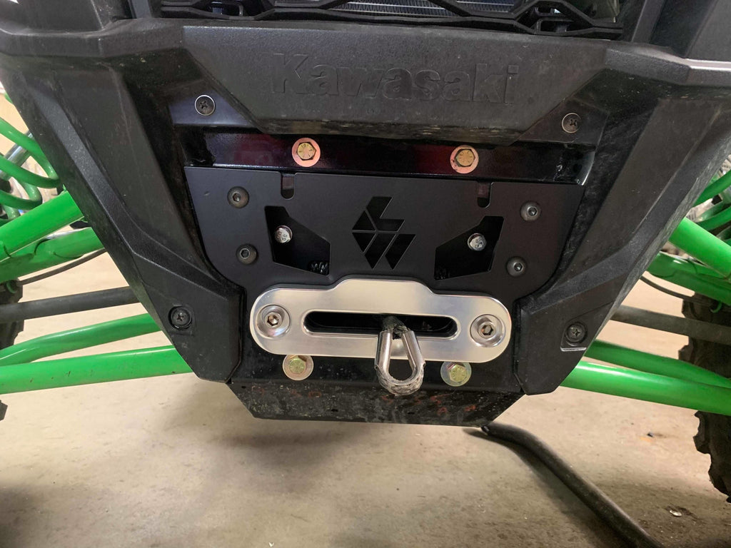L&W Fab Winch Mount Kawasaki