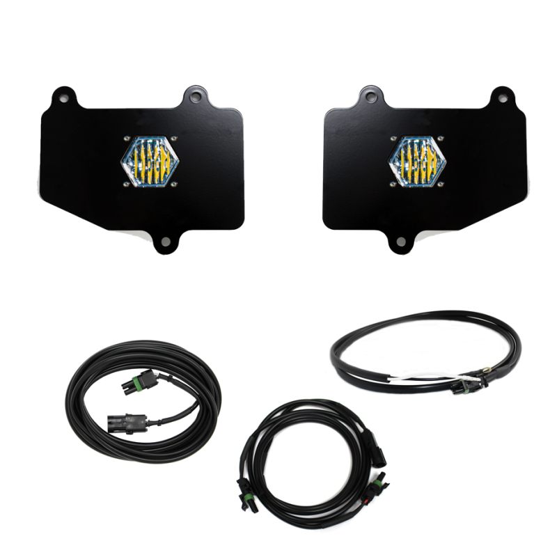 Baja Designs Jeep Wrangler JT Dual S1 Reverse Kit with wiring harness for enhanced rear visibility and safety.