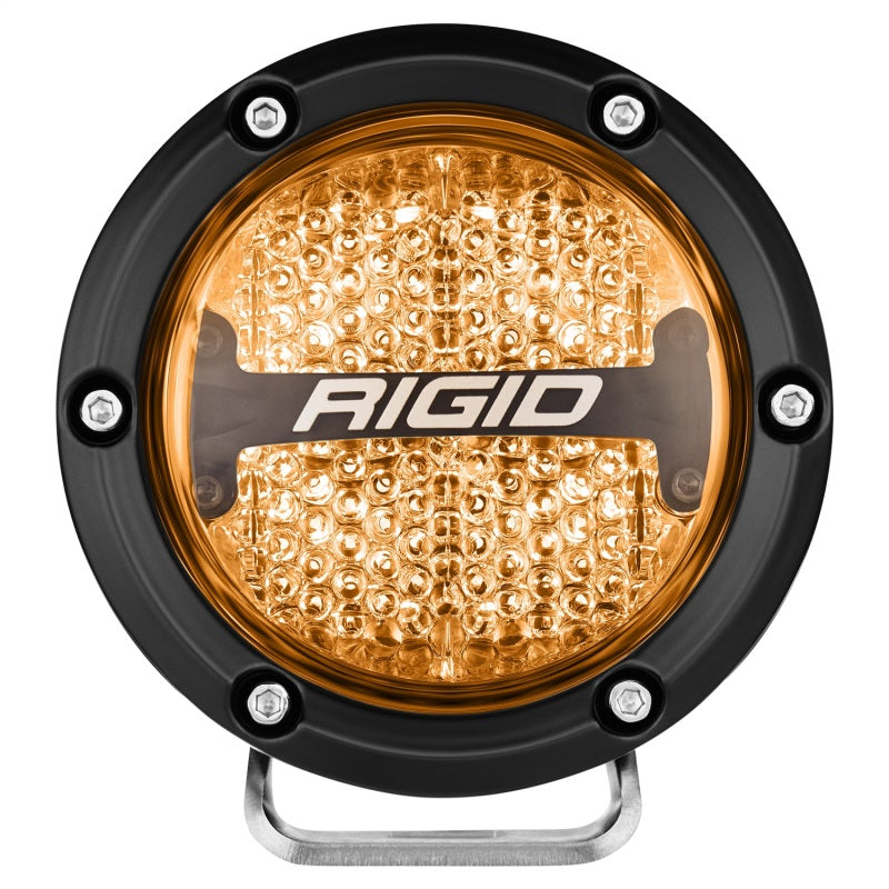 RIGID Industries 360-Series 4in LED Off-Road Diffused Beam - RGBW Backlight (Pair)