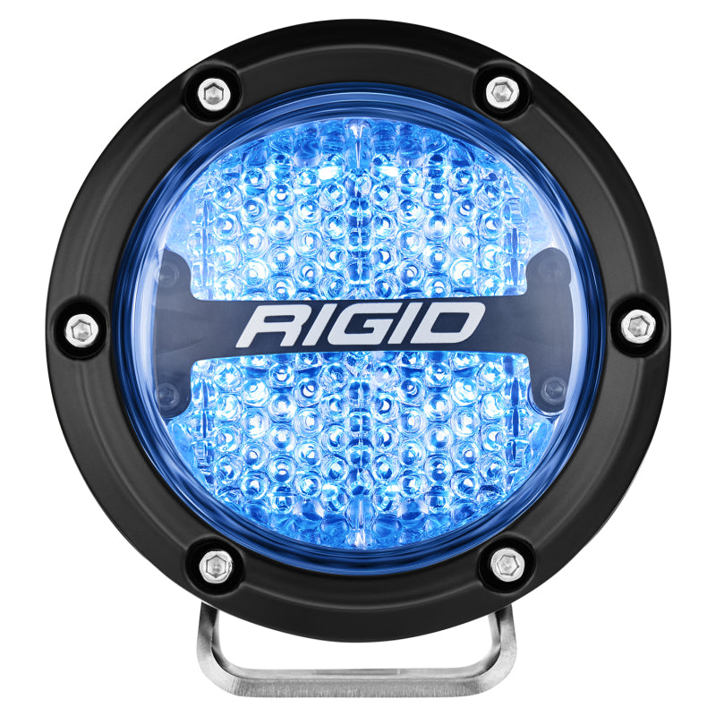 RIGID Industries 360-Series 4in LED Off-Road Diffused Beam - RGBW Backlight (Pair)