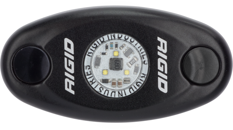 RIGID Industries A-Series Light - Black - Low Strength - Cool White