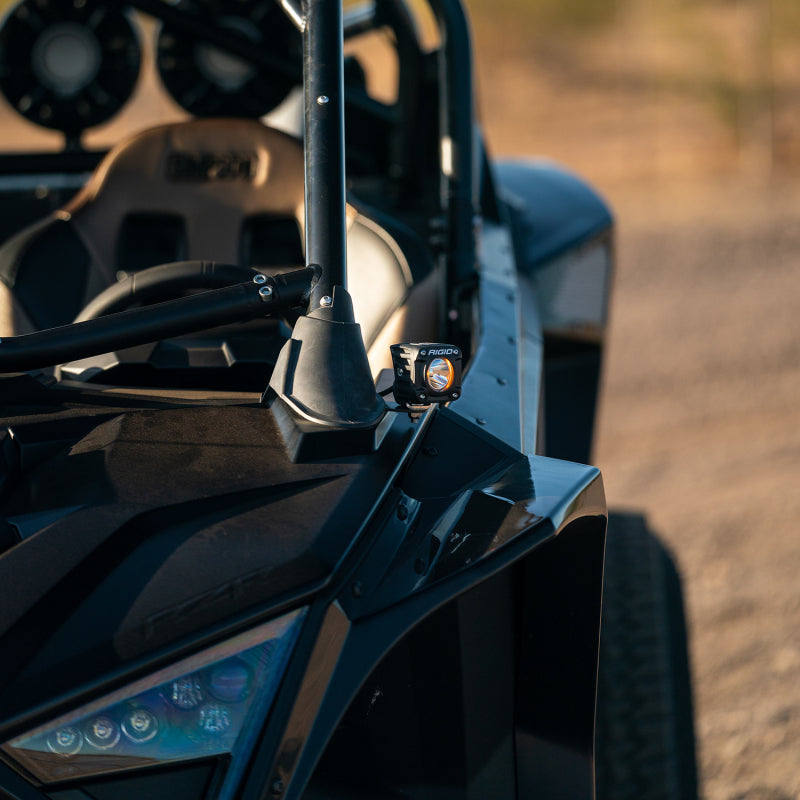 RIGID Industries 2017+ Polaris Pro R/Turbo R Revolve A-Pillar Light Kit