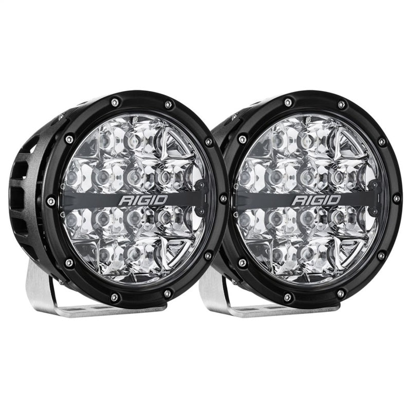 RIGID Industries 360-Series 6in LED Off-Road Spot Beam - RGBW (Pair)