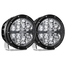 RIGID Industries 360-Series 6in LED Off-Road Spot Beam - RGBW (Pair)