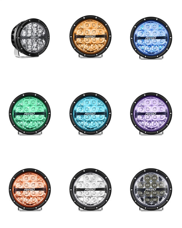 RIGID Industries 360-Series 6in LED Off-Road Drive Beam - RGBW (Pair)