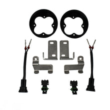 Load image into Gallery viewer, Baja Designs fog light mounting kit for 2014+ Toyota Tundra, including brackets, connectors, and wiring components.