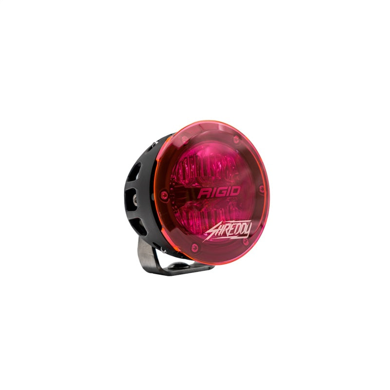 RIGID Industries x SHREDDY 360-Series 4in Lights w/Wt Bcklght (2) + 6 Covers (2 Pink/2 Teal/2 Blk)