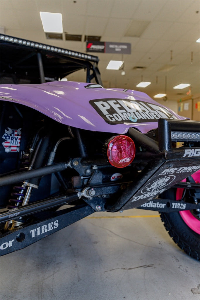 RIGID Industries x SHREDDY 360-Series 6in Lights w/Wt Bcklght (2) + 6 Covers (2 Pink/2 Teal/2 Blk)