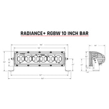 Load image into Gallery viewer, RIGID Industries Radiance+ 10in. RGBW Light Bar