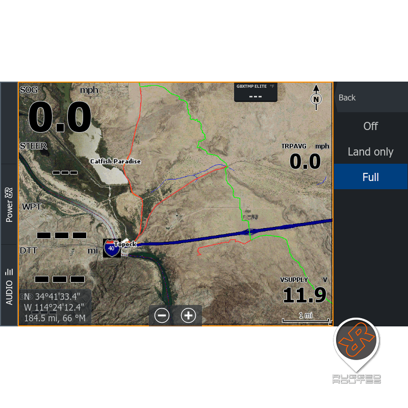 Arizona Peace Trail Lowrance Map