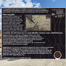 Load image into Gallery viewer, Arizona Peace Trail Lowrance Map