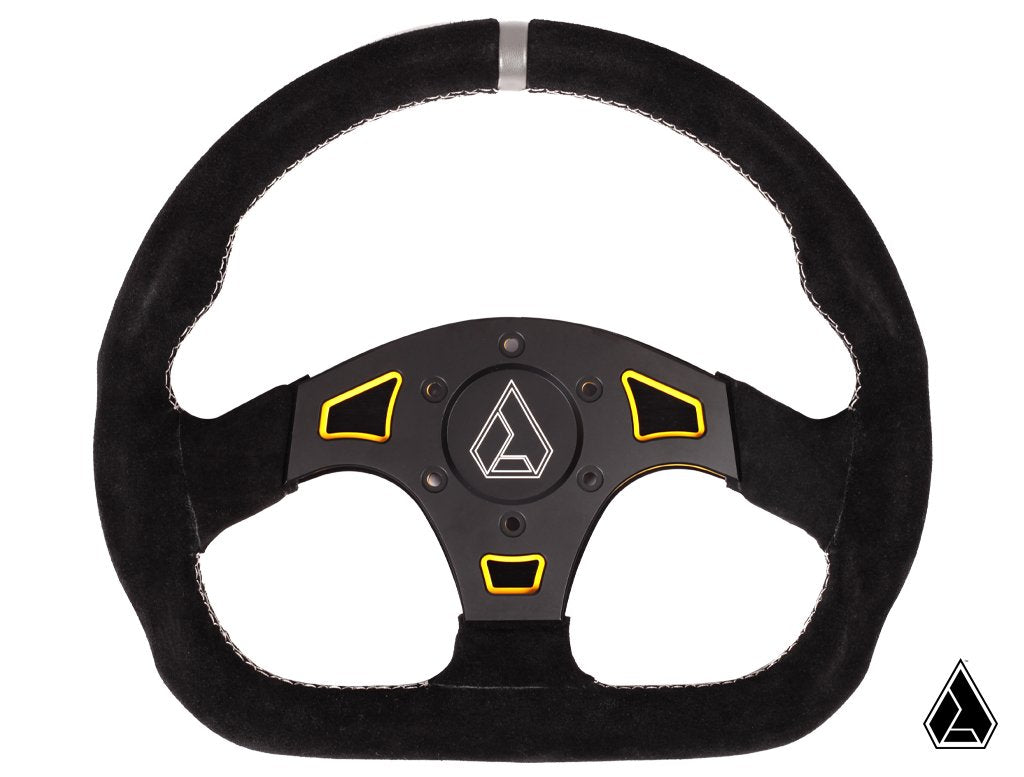 Assault Industries Suede Ballistic D Steering Wheel (Universal)