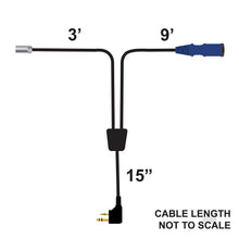 Load image into Gallery viewer, RUGGED Wired XL Single Seat Car Harness with Pre-Wired 2-Pin Rugged Handheld Radio Connector