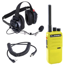 Load image into Gallery viewer, Crew Chief - H42 Spotter Headset and Rugged Handheld Radio Package