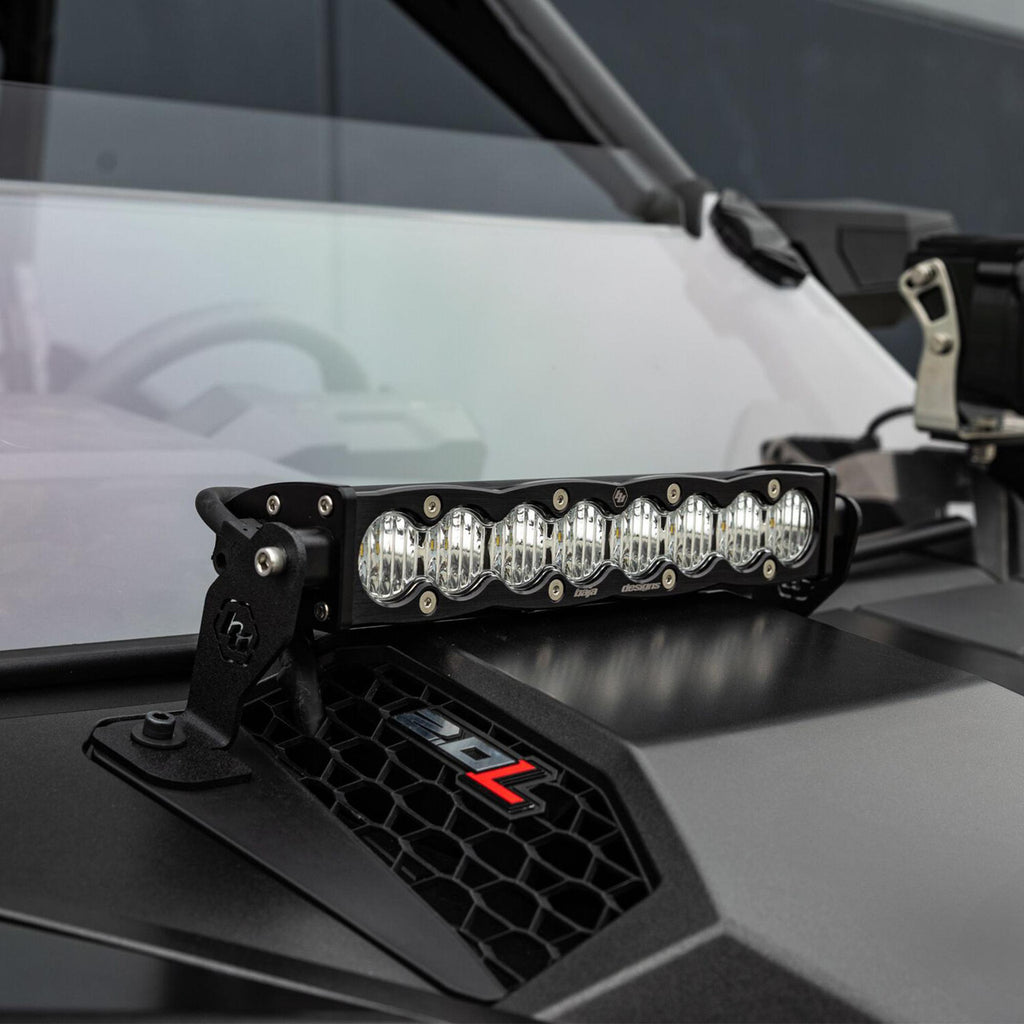 Baja Designs S8 10 inch Hood Mount Kit Clear for 2025 Polaris RZR Pro R Pro S Pro XP - SKU 448299
