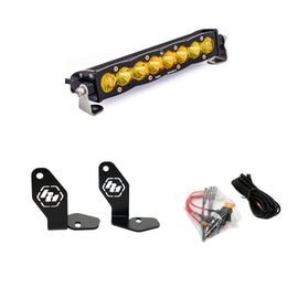 Baja Designs S8 10 inch Hood Mount Kit Amber for Polaris RZR Pro R 2022-2024 - SKU 448102