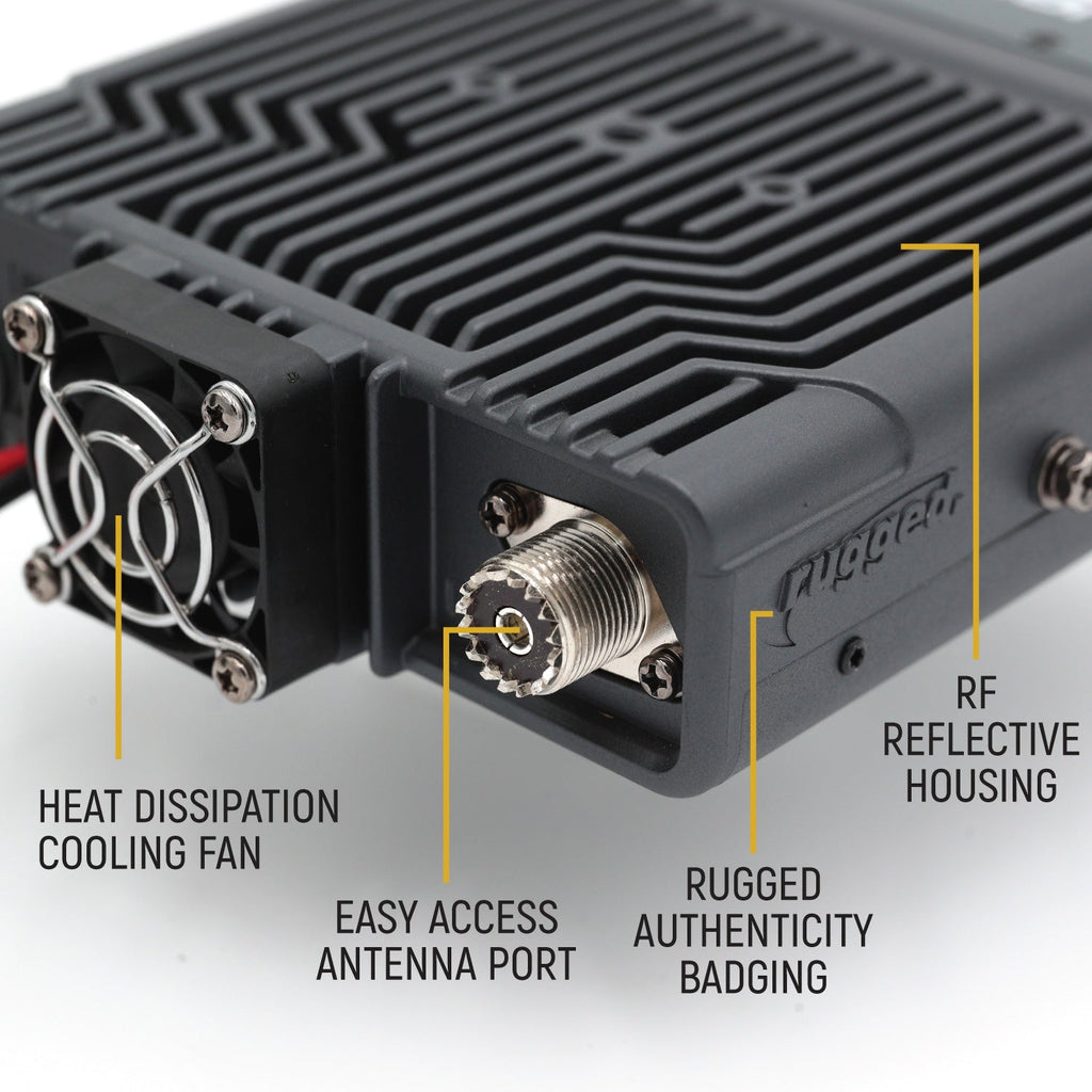 Radio Kit Lite - Rambler G4 GMRS Band Mobile Radio with Stealth Antenna