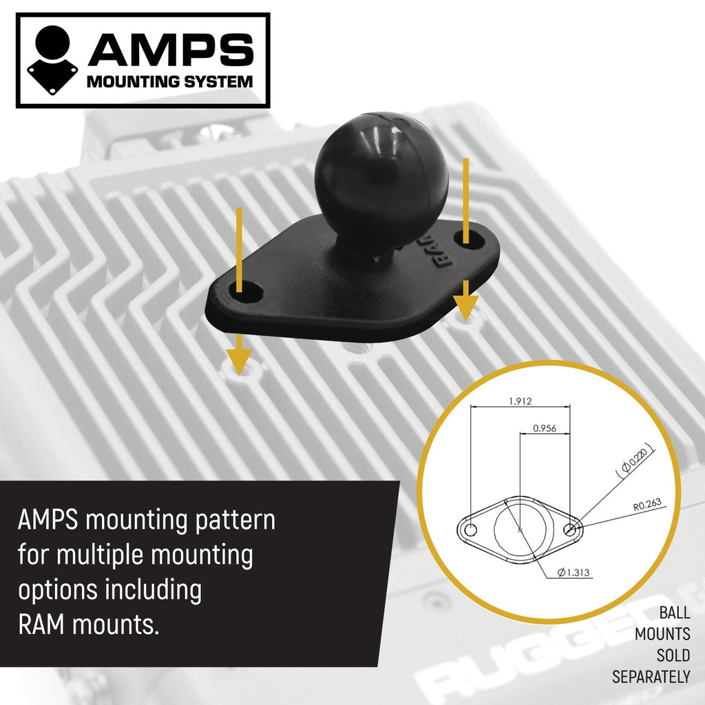 Base Camp - Rambler G4 High Power Mobile Radio with Fiberglass Antenna Kit