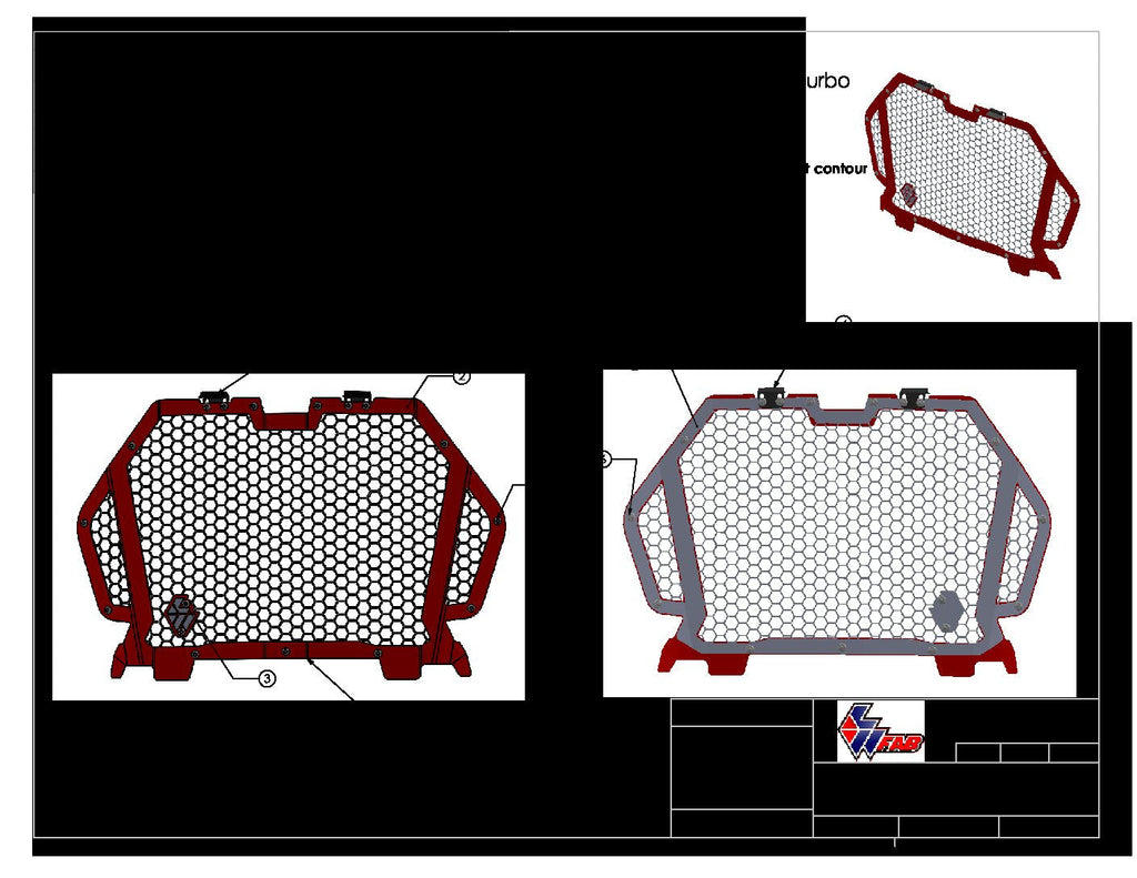 L&W Fab Aftermarket Snap In Grille