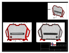 Load image into Gallery viewer, L&amp;W Fab Aftermarket Snap In Grille With Light Bar