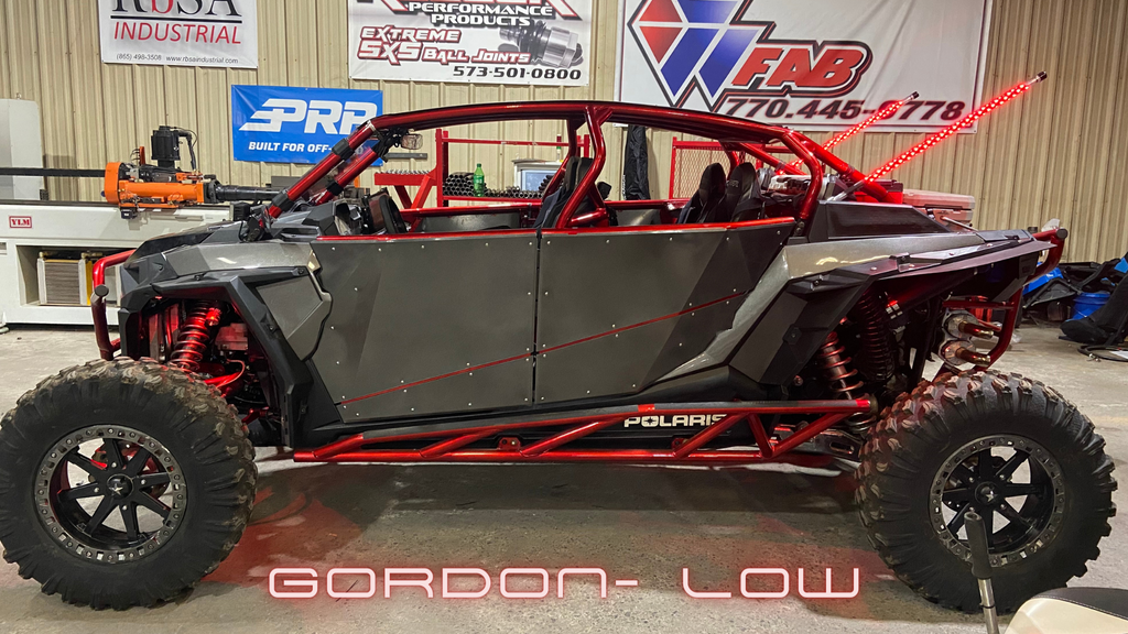 L&W Fab Gordon Low Roll Cage 4 Seater Polaris RZR XP 1000 / XP Turbo / Turbo S
