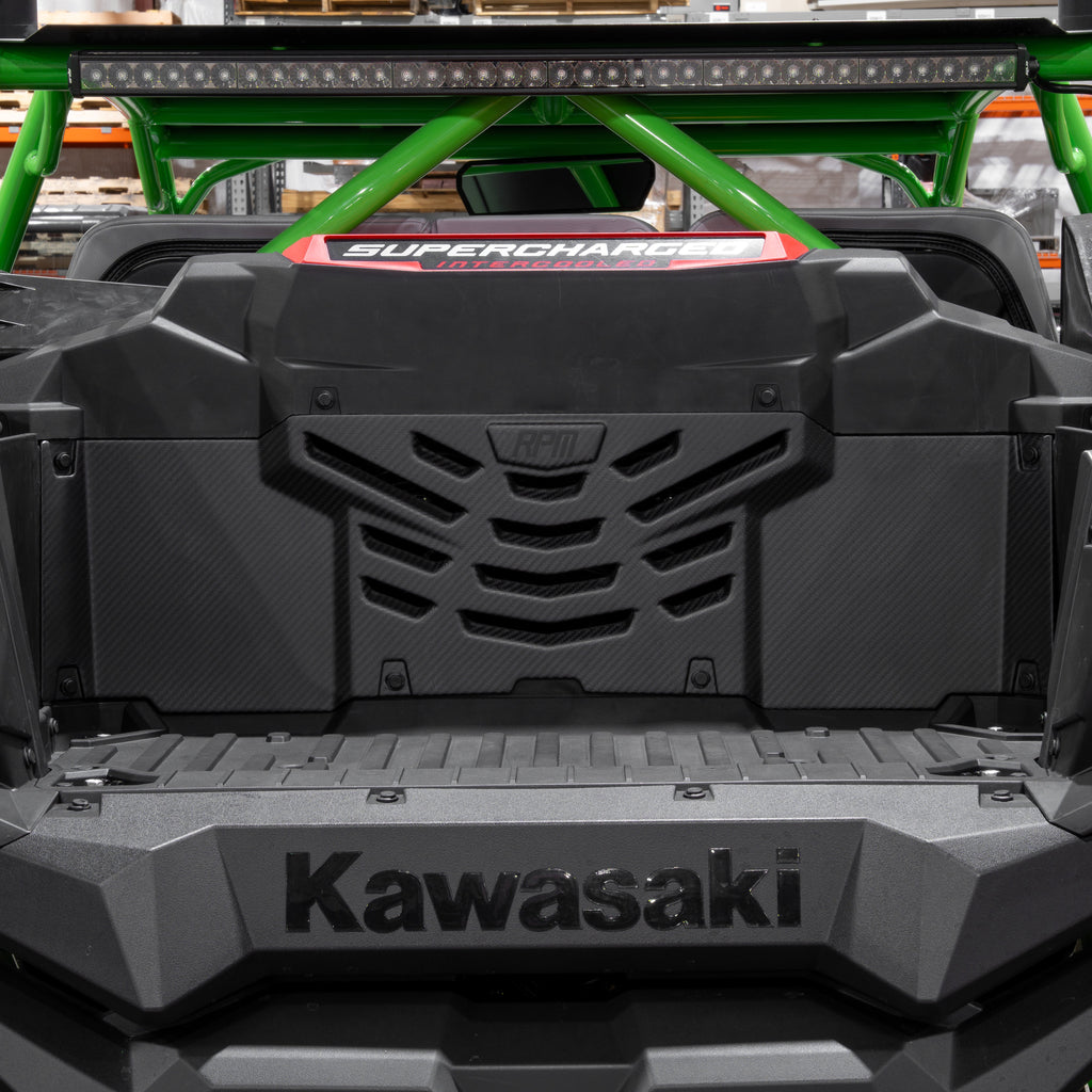 RPM Kawasaki H2 Carbon Fiber Louvered Cargo Cover