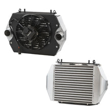 Load image into Gallery viewer, RPM Kawasaki H2 STAGE 2 Big Core Intercooler, Brushless Fan, &amp; Sealed Shroud Kit