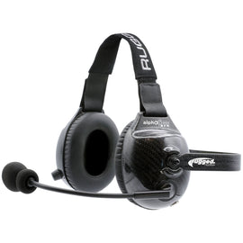 AlphaBass Carbon Fiber Stereo Headset with Bass Boost and Volume Control (OTH and BTH)
