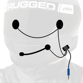 SUPER SPORT Wired Helmet Kit with Alpha Audio Speakers and Mic