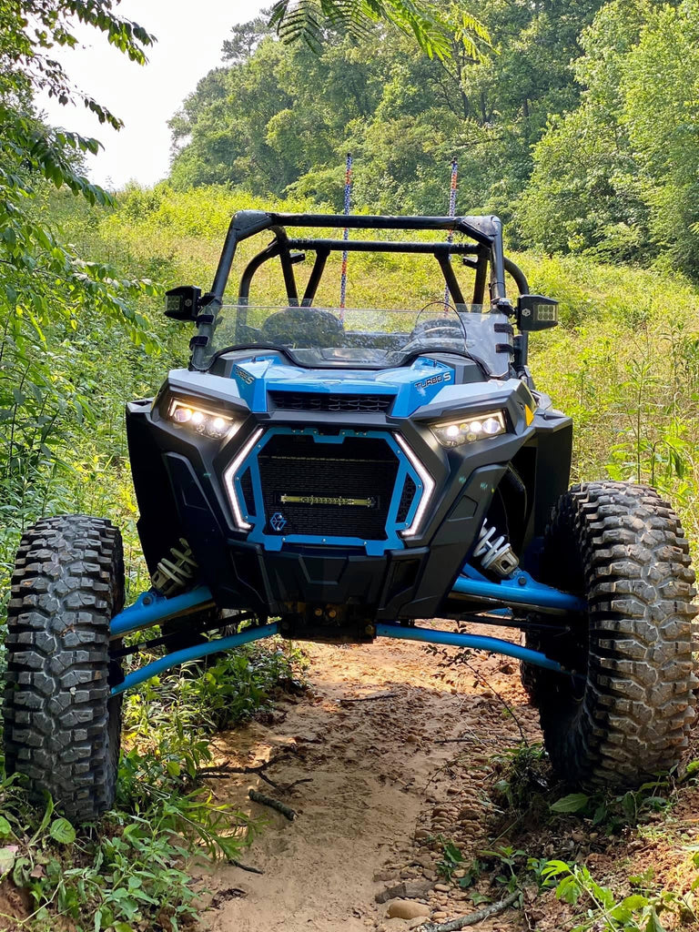 L&W Fab Aftermarket Snap In Grille With Light Bar