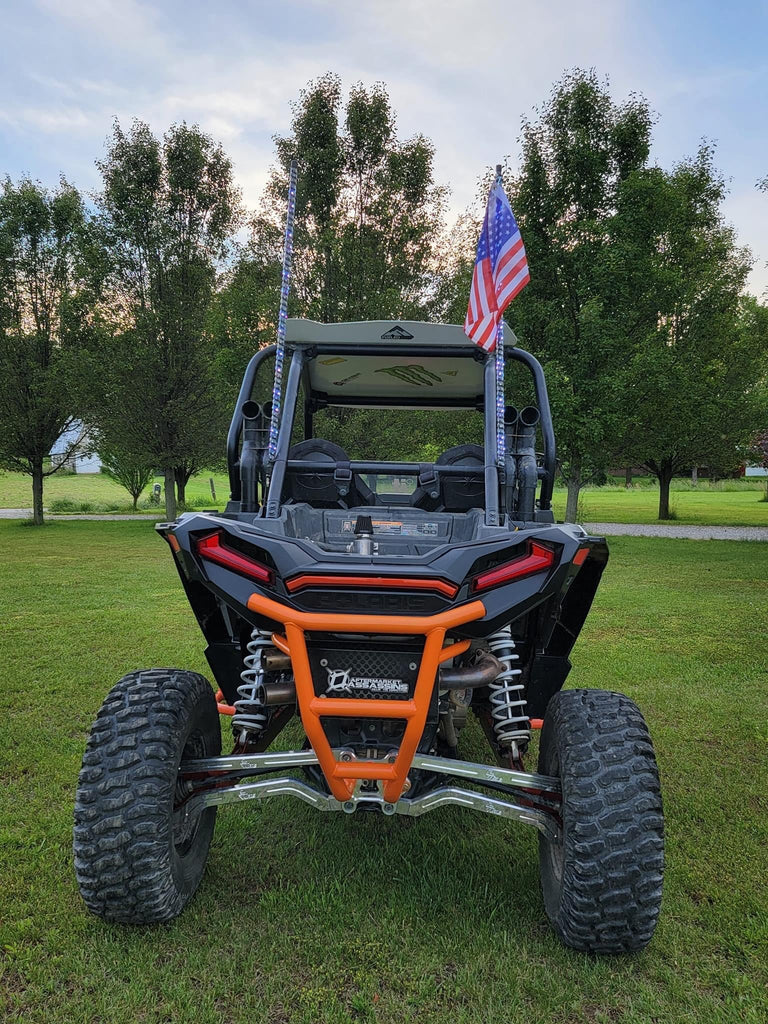 L&W Fab Race Style Rear Bumper Polaris RZR Turbo S
