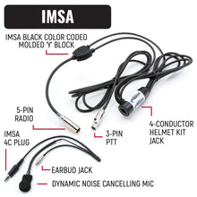 Load image into Gallery viewer, IMSA Driver and Crew Chief Long Track Racing Kit with RDH16 Radios