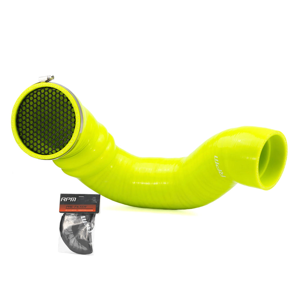 RPM SxS Maverick R Big Fatty Intake Tube With Debris Cage & Pre Filter 