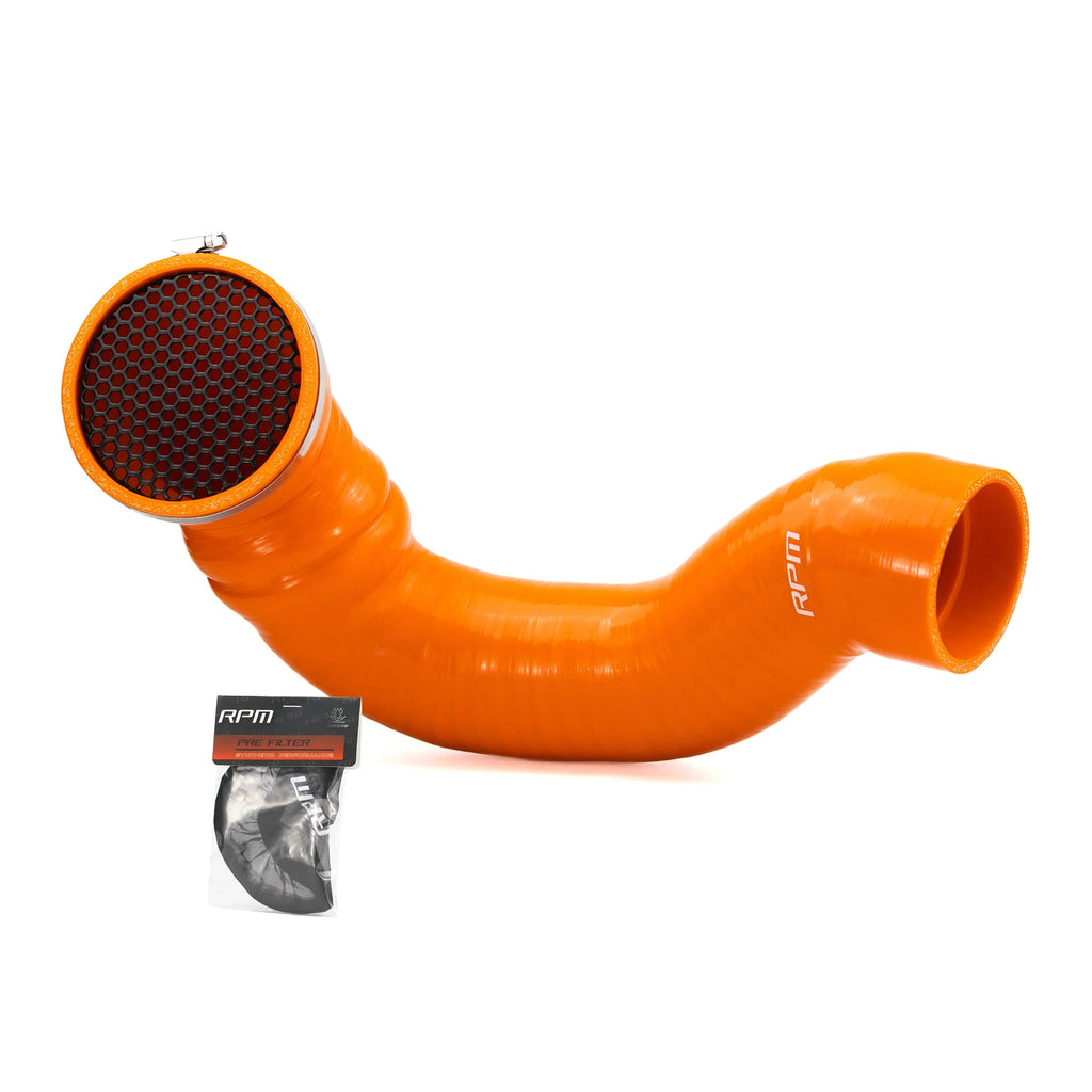RPM SxS Maverick R Big Fatty Intake Tube With Debris Cage & Pre Filter 