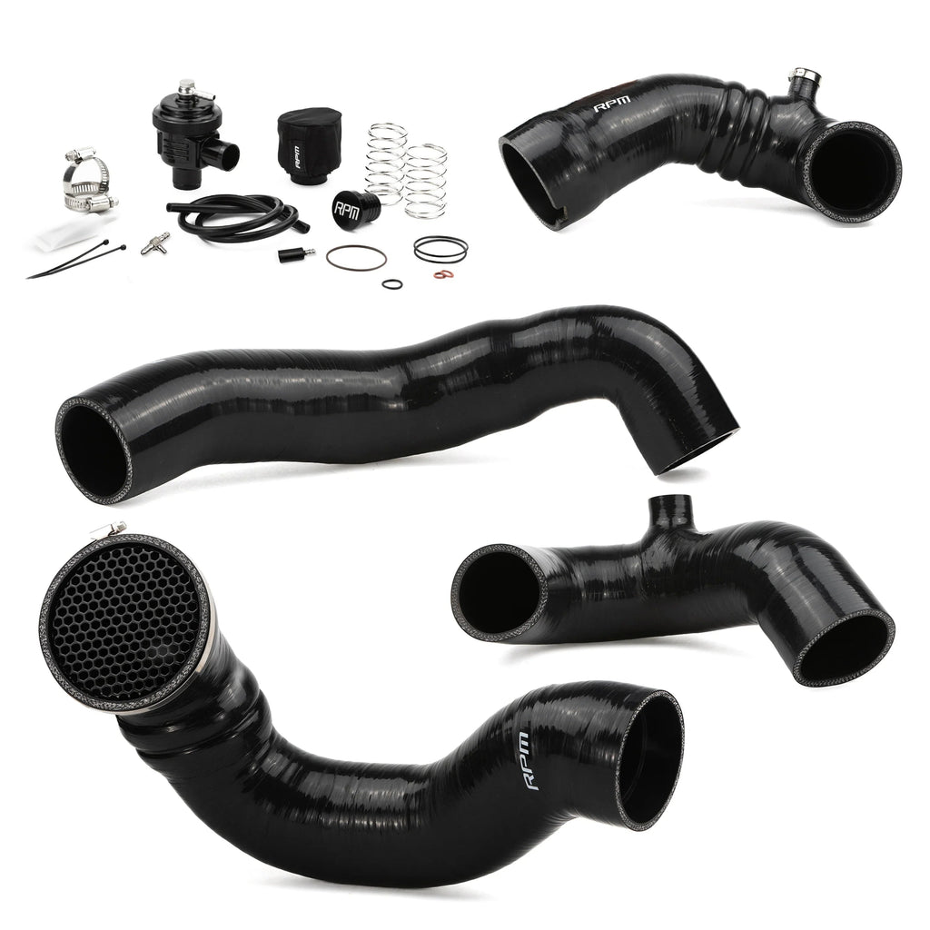 RPM SxS Maverick R Complete Silicone Upgrade Kit - Intake + Charge Tubes & BOV 