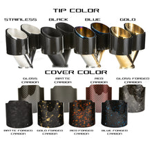 Load image into Gallery viewer, RPM Maverick R Carbon / Colored Dual Exhaust Tips