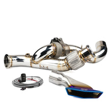 Load image into Gallery viewer, RPM Can-Am Maverick R 3" E-Valve Mid Pipe / Electronic Dump Valve 