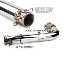 Load image into Gallery viewer, RPM X3 3" Monster Mouth Cat Delete Bypass Mid Race Pipe X3 Turbo, R, and RR