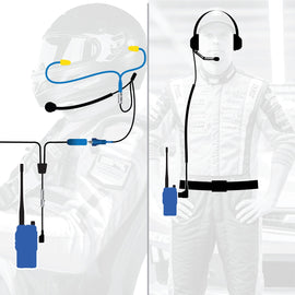 RUGGED Wired Driver and Crew Chief Racing Kit with R1 Radios