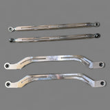 L&W Fab Long Travel 2 Heim Adjustable Radius Rods Only Polaris RZR XP 1000