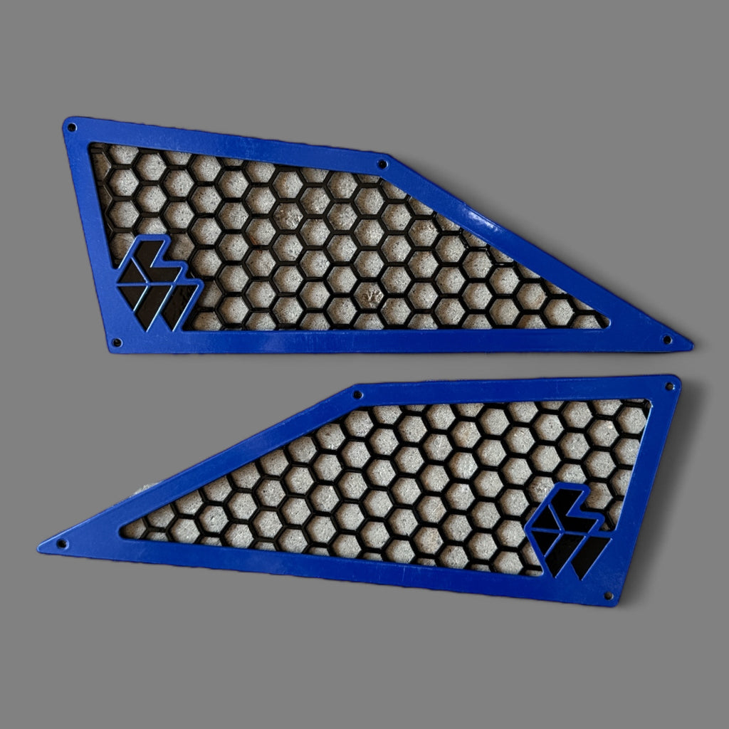 L&W Fab Side Vent Covers Polaris RZR XP Turbo / Turbo S