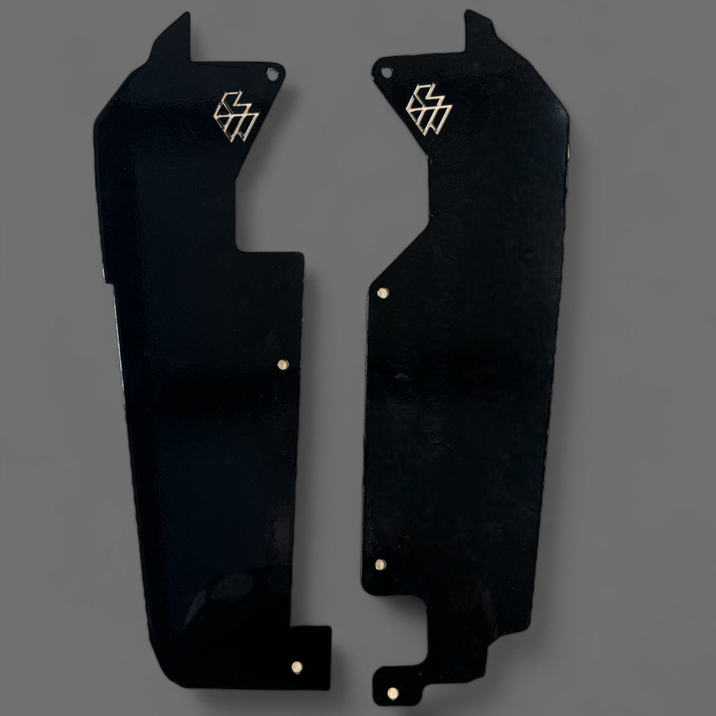 L&W Fab Rear Inner Fender Mud Guard Polaris RZR Turbo R / Pro XP