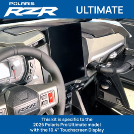 2026 Polaris RZR Pro R Ultimate – Complete Communication Kit with Bluetooth Intercom and 2-Way Radio (10.4″ Touchscreen Models Only)