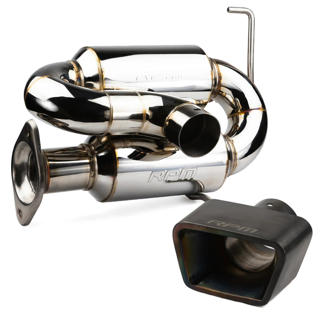 RPM Polaris RZR Pro R 3" DUAL Sport Muffler W/ 3" Tip 
