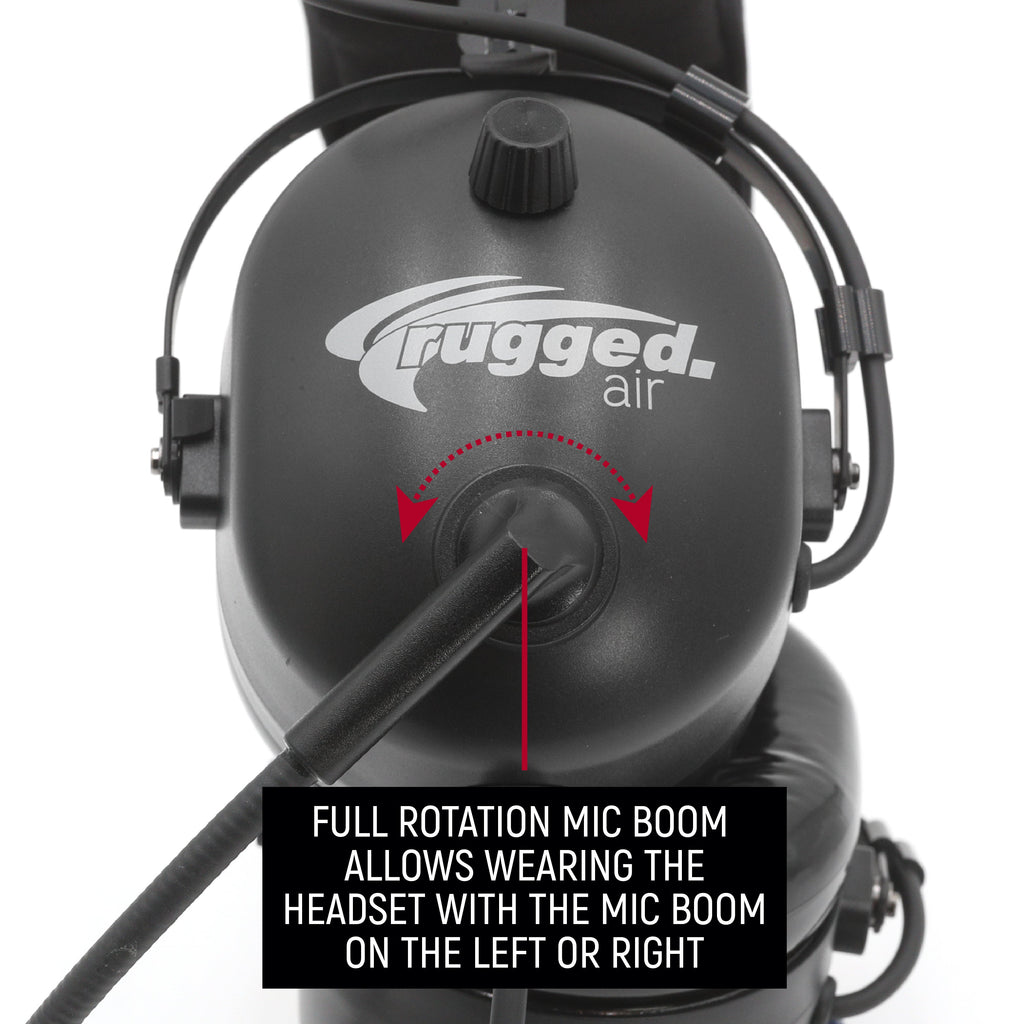 Rugged Air RA210-BT Bluetooth General Aviation Headset