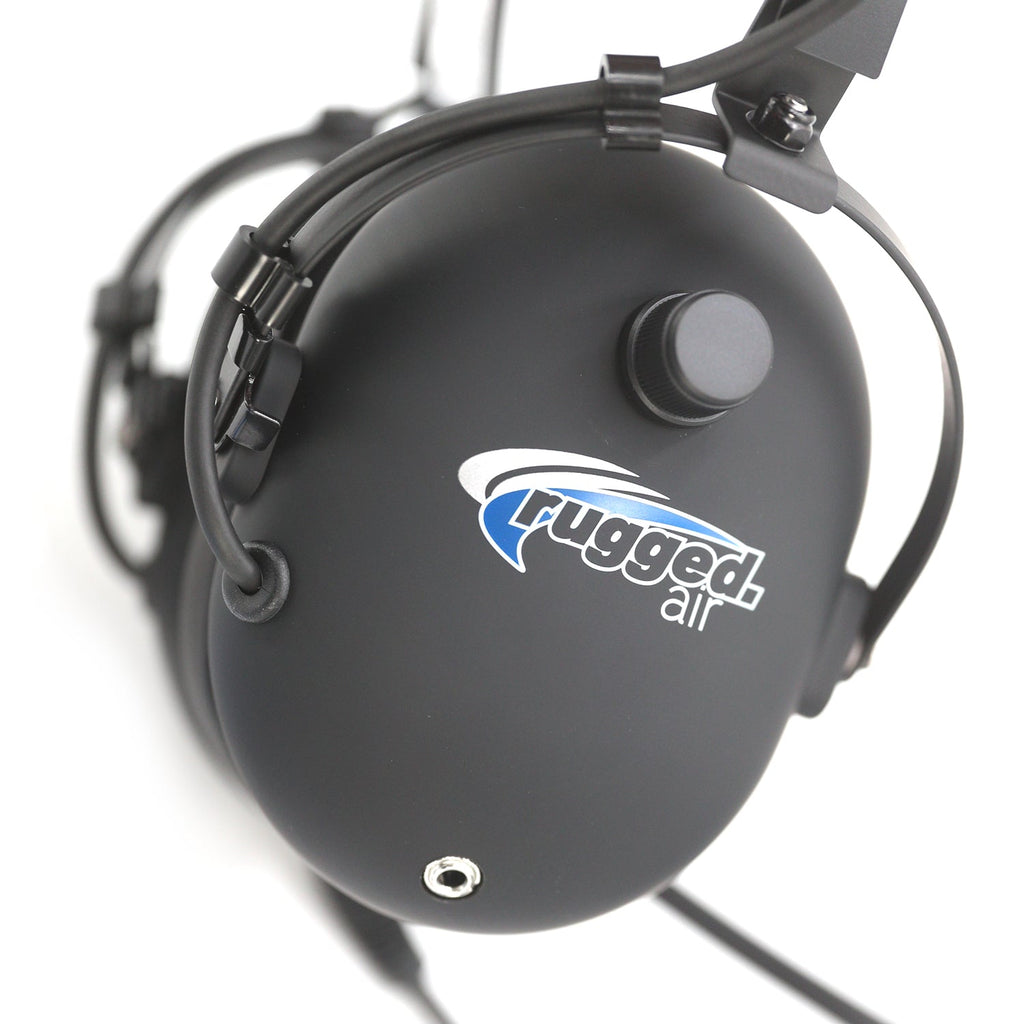 Rugged Air RA620 Helicopter Aviation Pilot Headset
