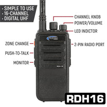 Load image into Gallery viewer, RUGGED Wired Driver Only Communication Kit with RDH16 Radio