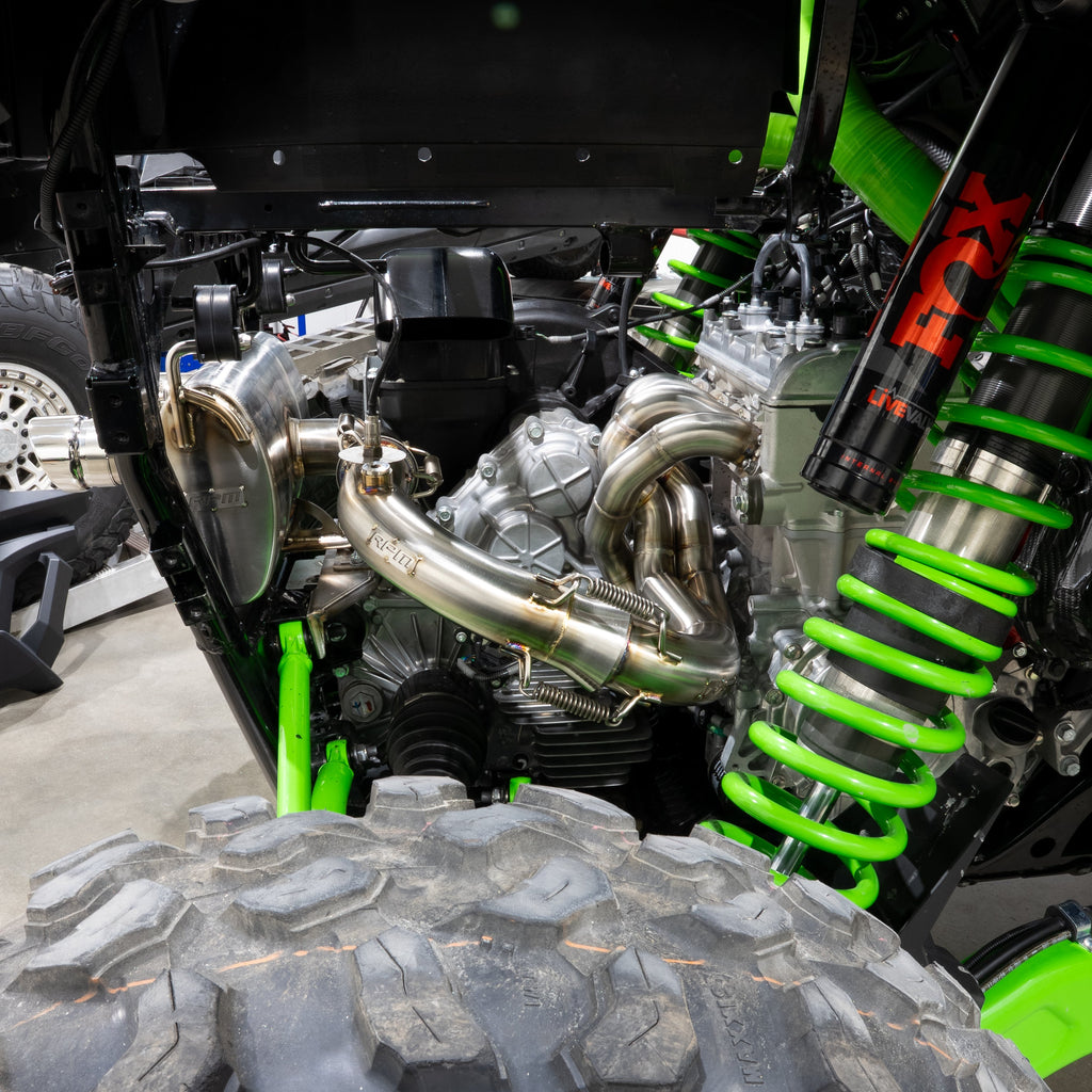 RPM SxS Kawasaki Teryx H2 2.5" Full Exhaust System with Chambered Muffler + Optional E-Valve