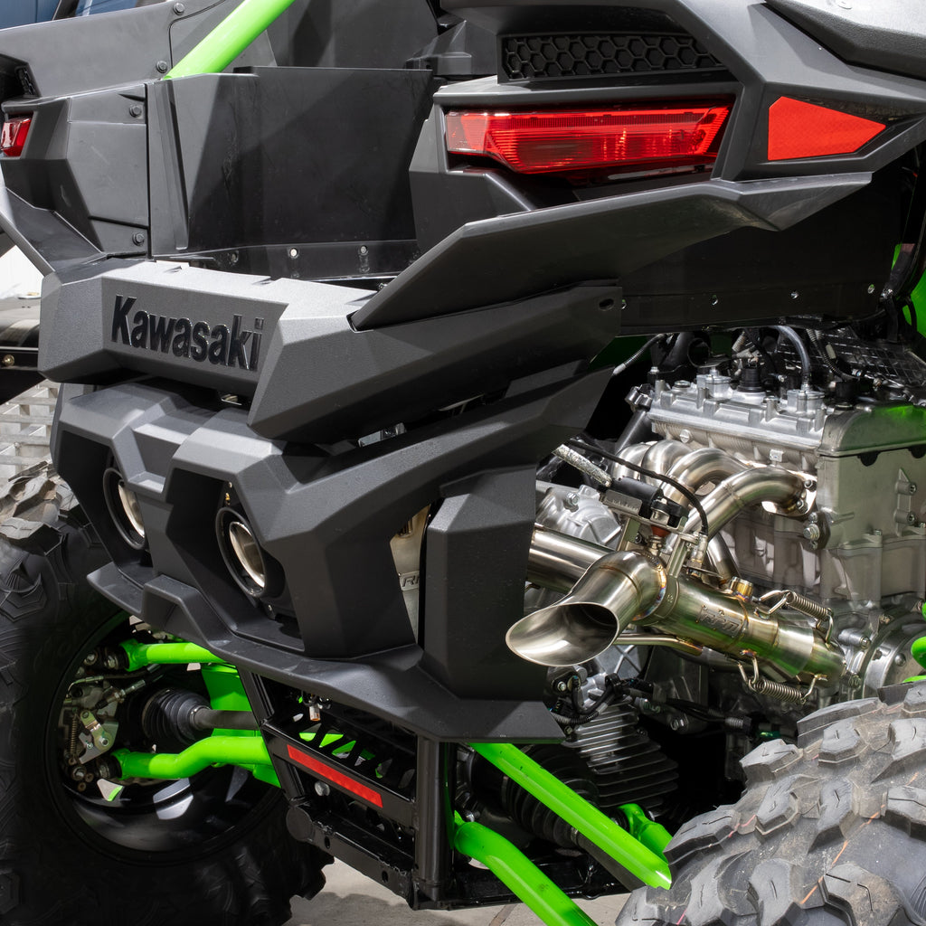 RPM SxS Kawasaki Teryx H2 2.5" Full Exhaust System with Chambered Muffler + Optional E-Valve