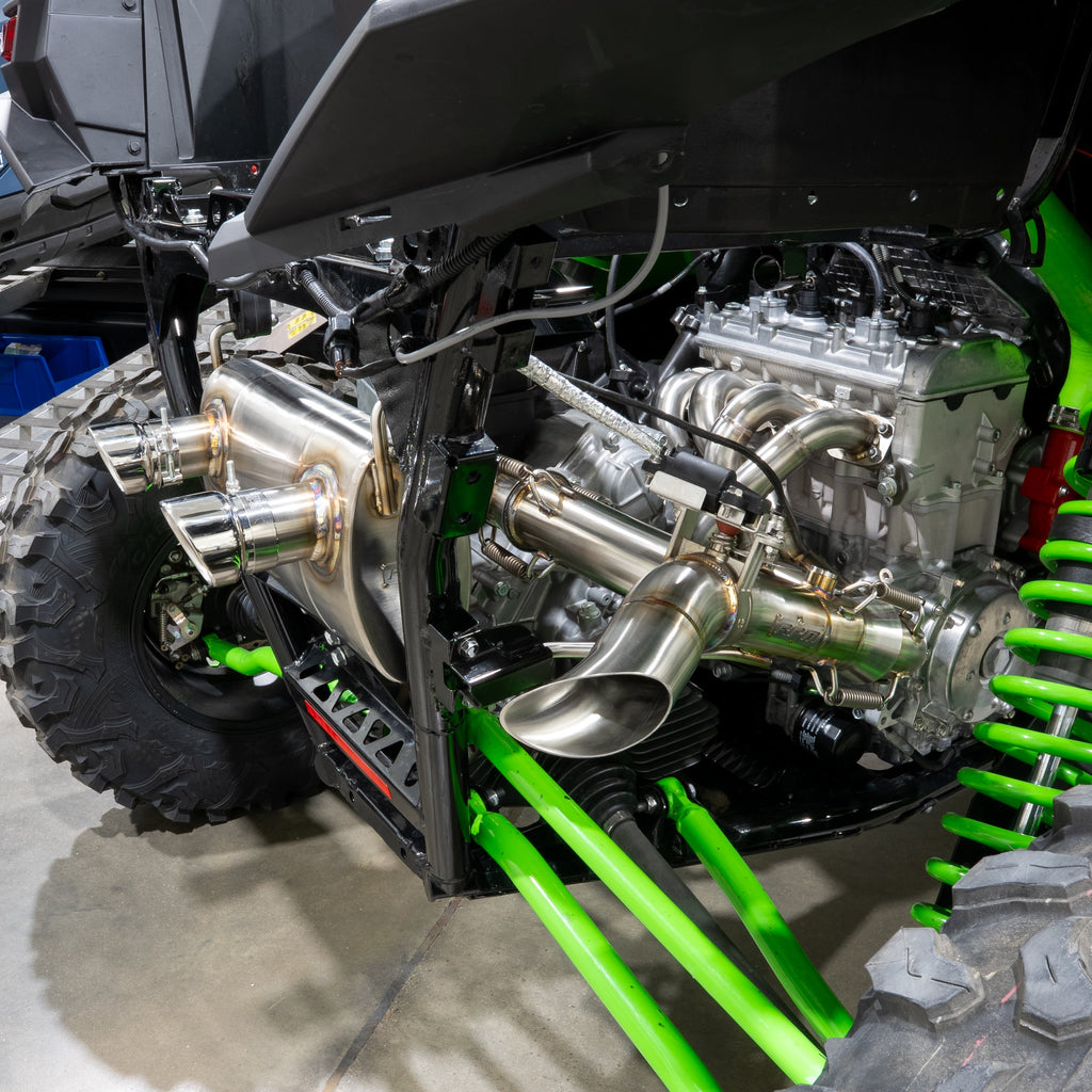 RPM SxS Kawasaki Teryx H2 2.5" Full Exhaust System with Chambered Muffler + Optional E-Valve